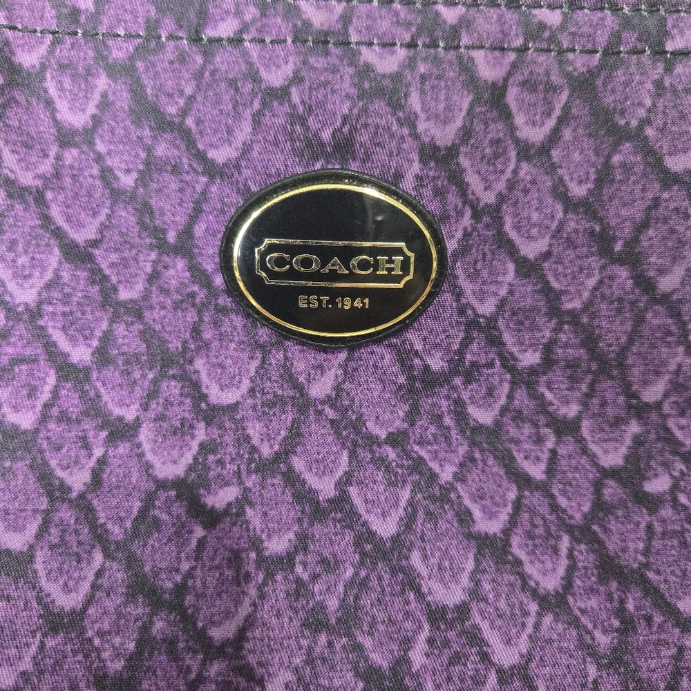 Coach purple tote bag - Picture 4 of 10